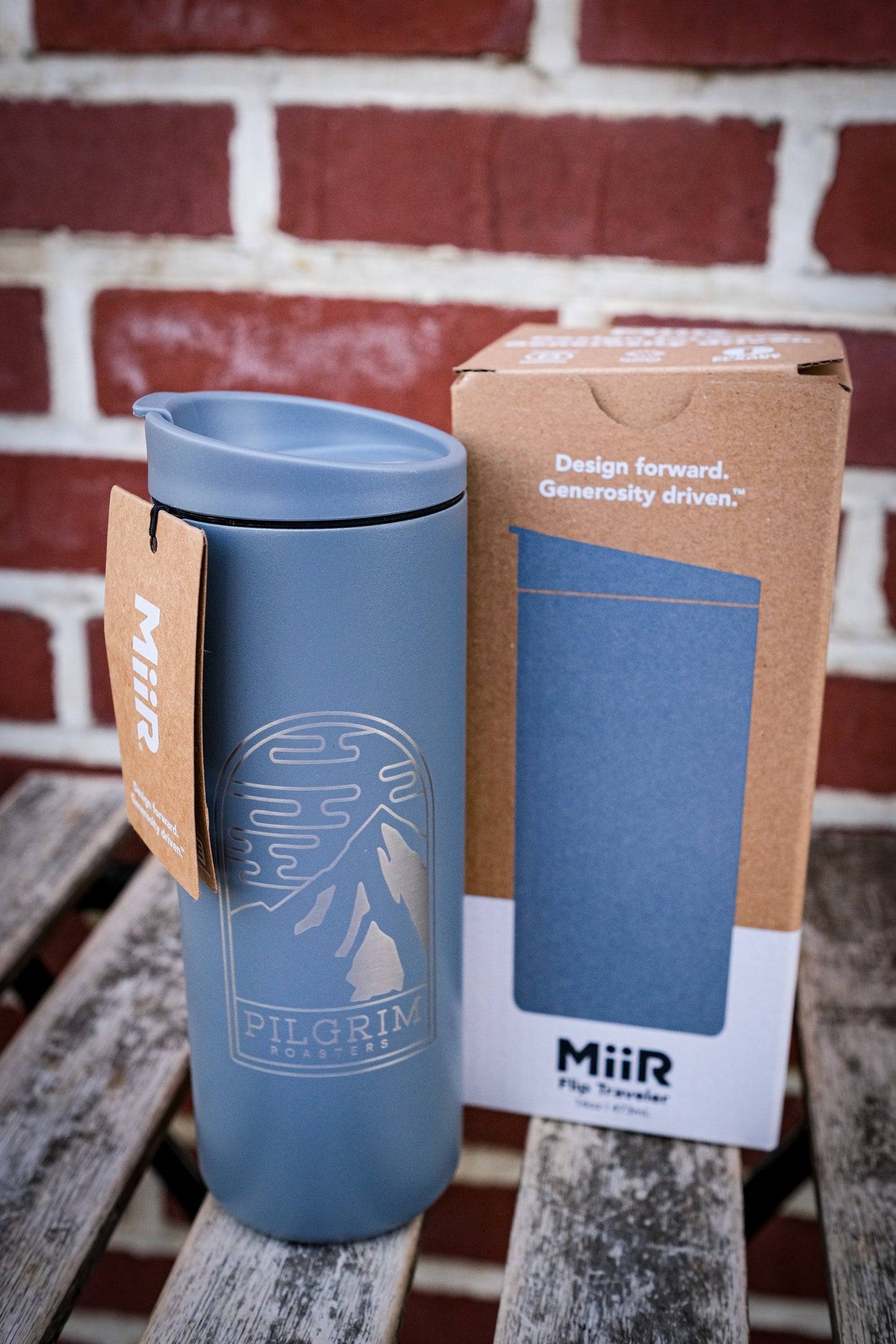 Pilgrim X MiiR Flip Traveler 16oz Tumbler